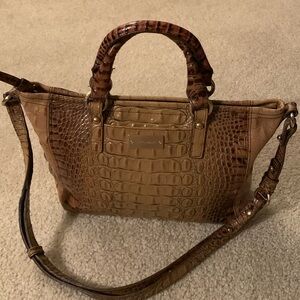 Brahmin Asher Croc Embossed Bag/Shoulder Bag